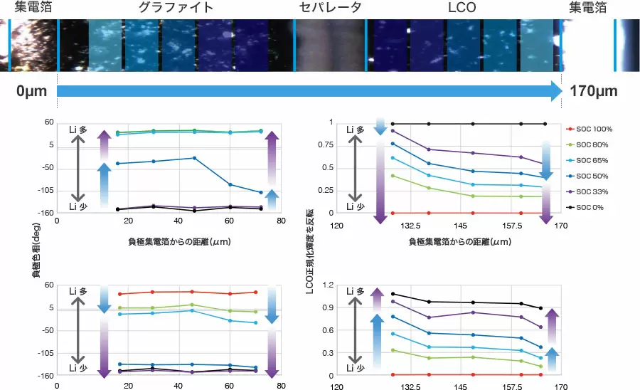 正負極同時解析